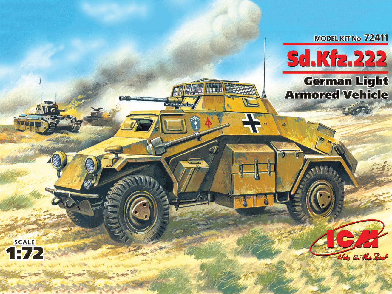 Sd.Kfz.222 German Light Armoured Vehicle