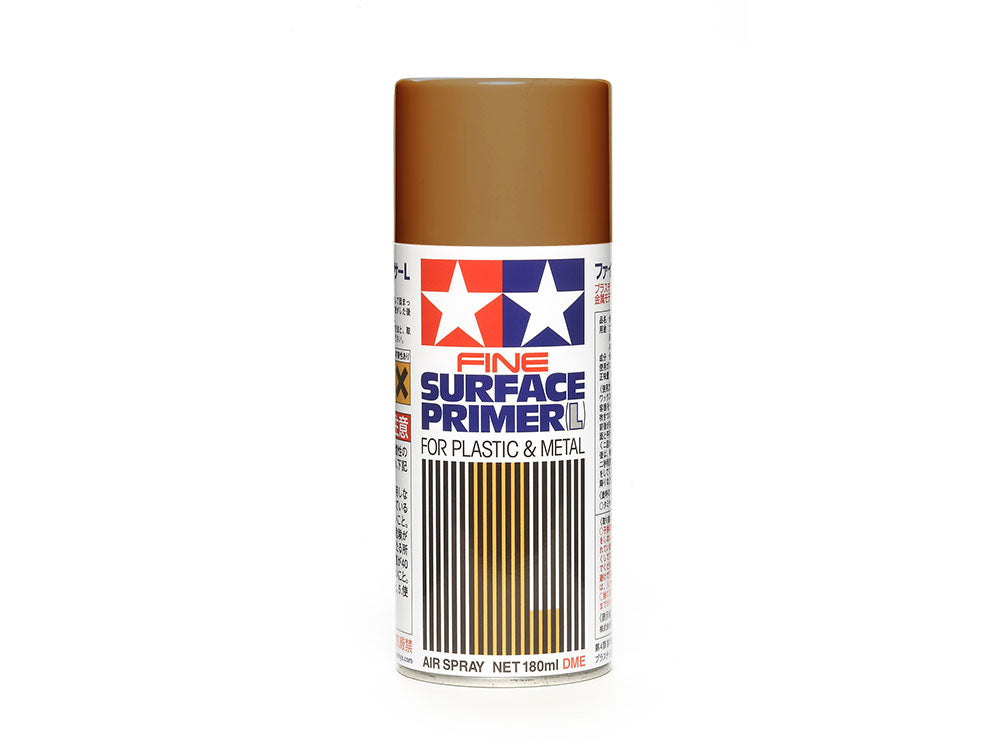 Fine Surface Primer L for Plastic & Metal (Oxide Red)