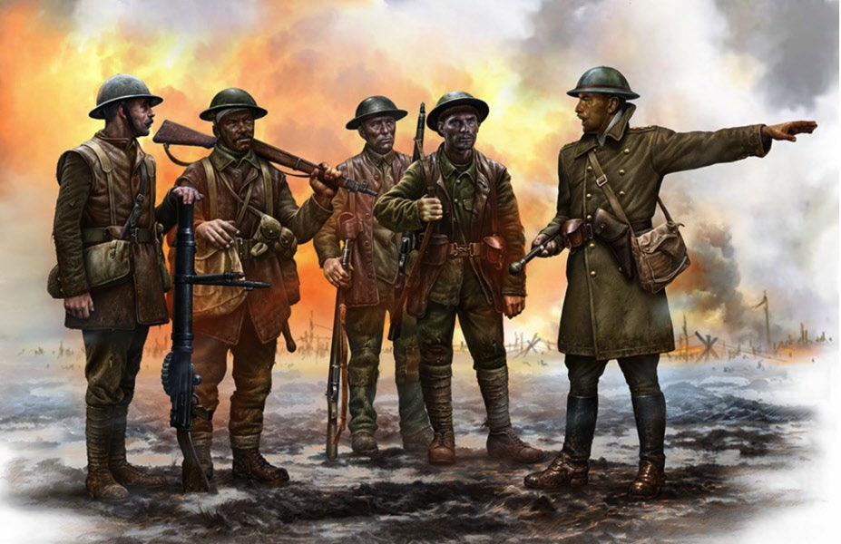 British Infantry. Somme Battle period, 1916