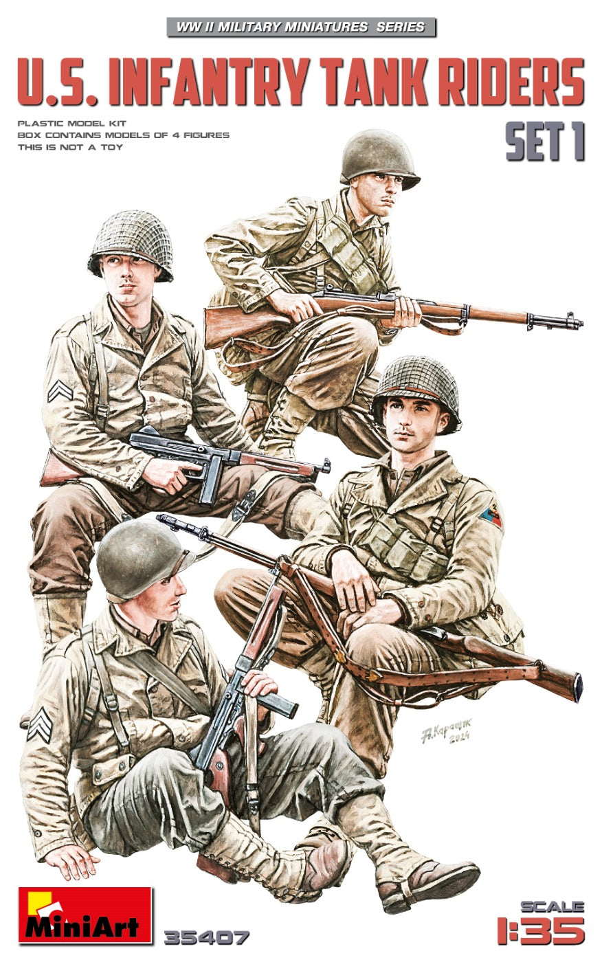 U.S. Infantry Tank Riders (Set 1)
