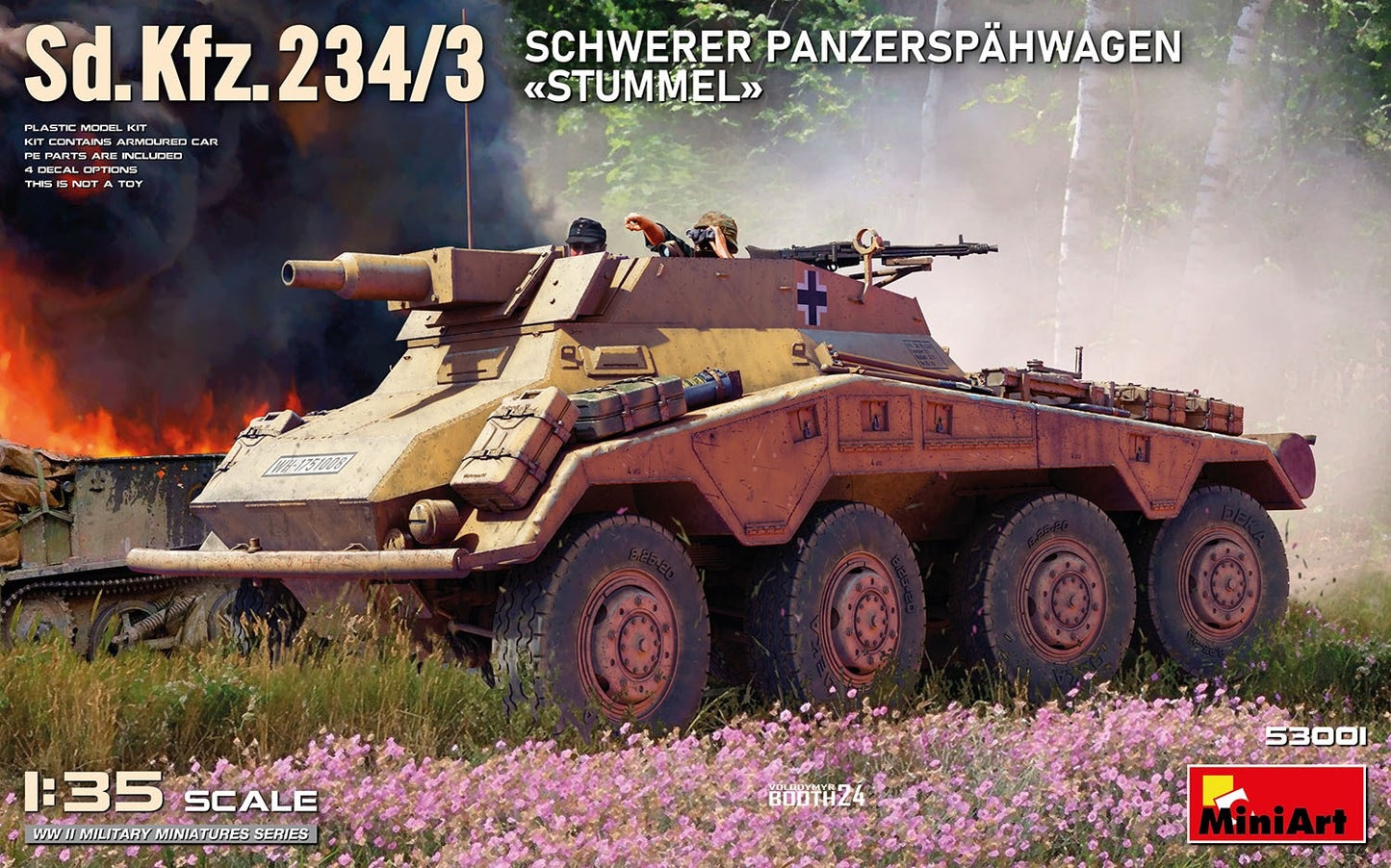 Sd.Kfz.234/3 Schwerer Panzerspähwagen "Stummel"