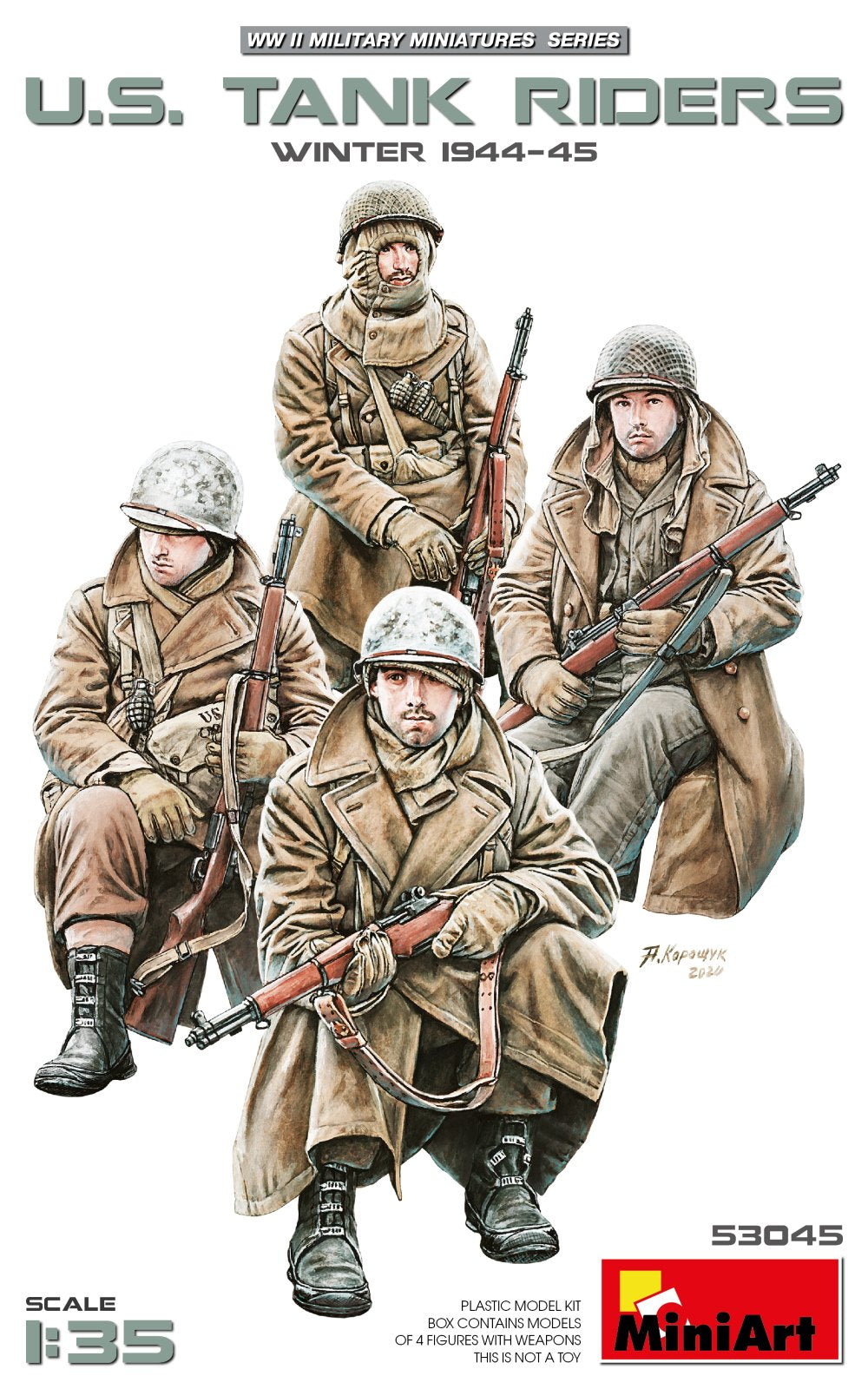 U.S. Tank Riders, Winter 1944-45