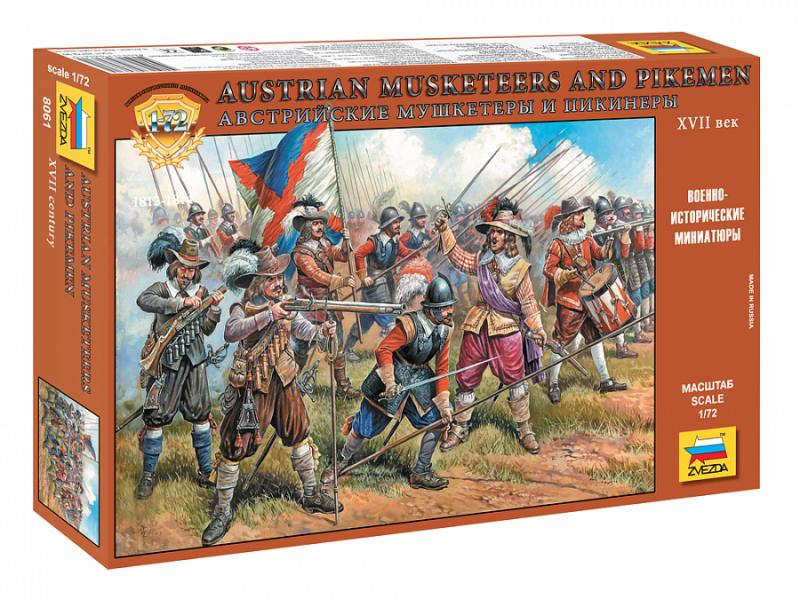 Austrian Musketeers and Pikemen