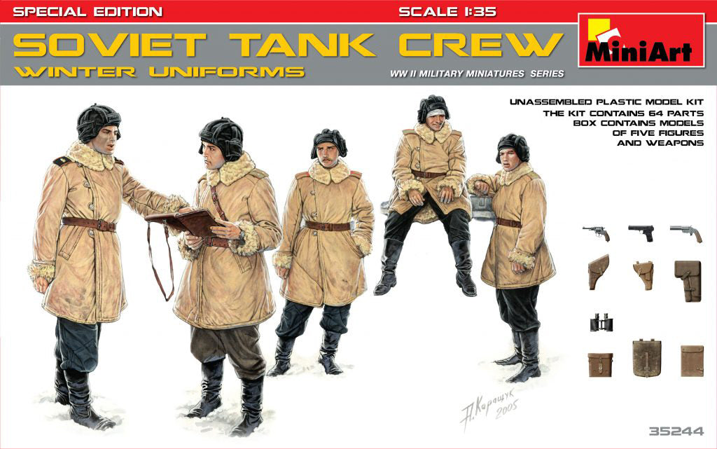Soviet Tank Crew Winter Uniforms