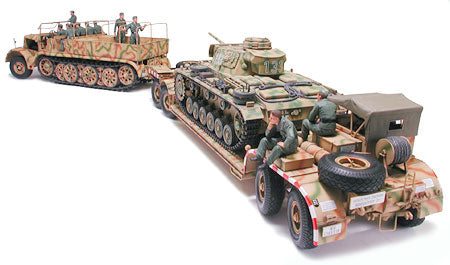 German 18 Ton Heavy Half-Track Famo and Tank Transporter Sd.Ah.116