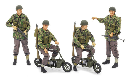 British Paratroopers w/Small Motorcycle