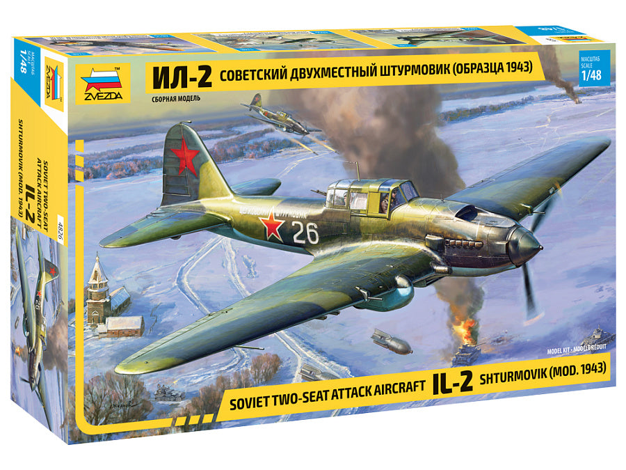 Soviet Two-Seat Attack Aircraft Il-2 Shturmovik (Mod. 1943)