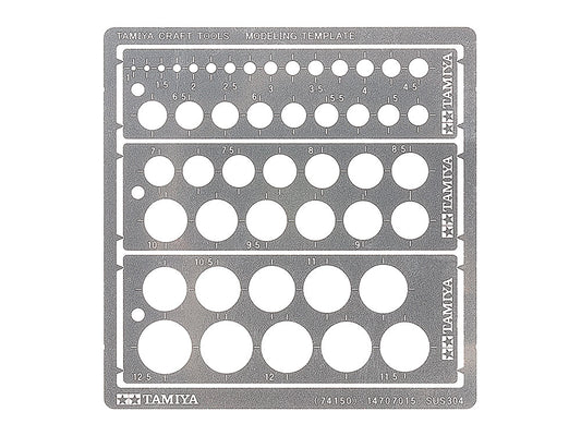 Modeling Template, round (1-12,5mm)