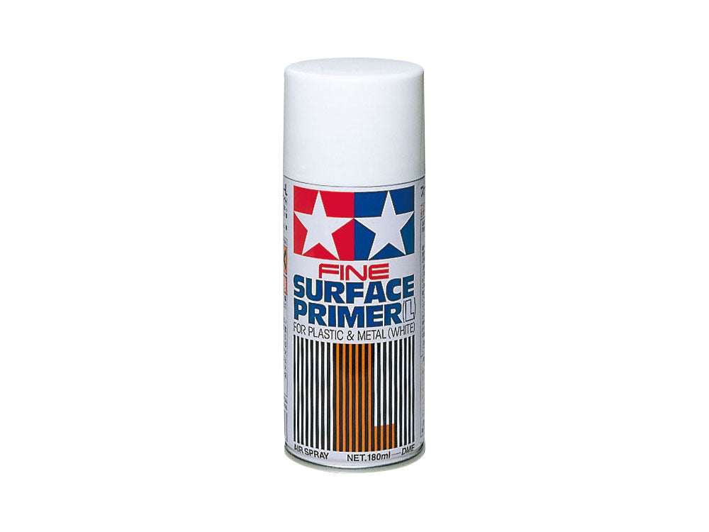 Fine Surface Primer L for Plastic & Metal (White)