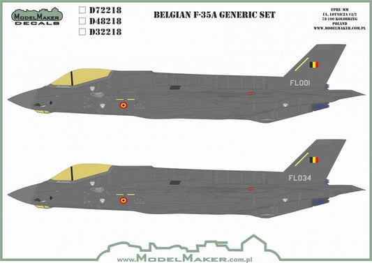 F-35A Lightning II 'Beast Mode' w/ Belgian markings
