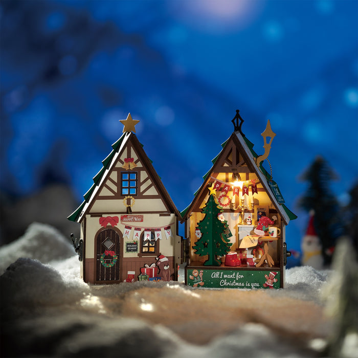 Twinkling Christmas House