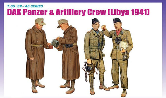 DAK Panzer & Artillery Crew Libya 1941