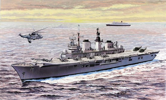 HMS Invincible Light Aircraft Carrier
