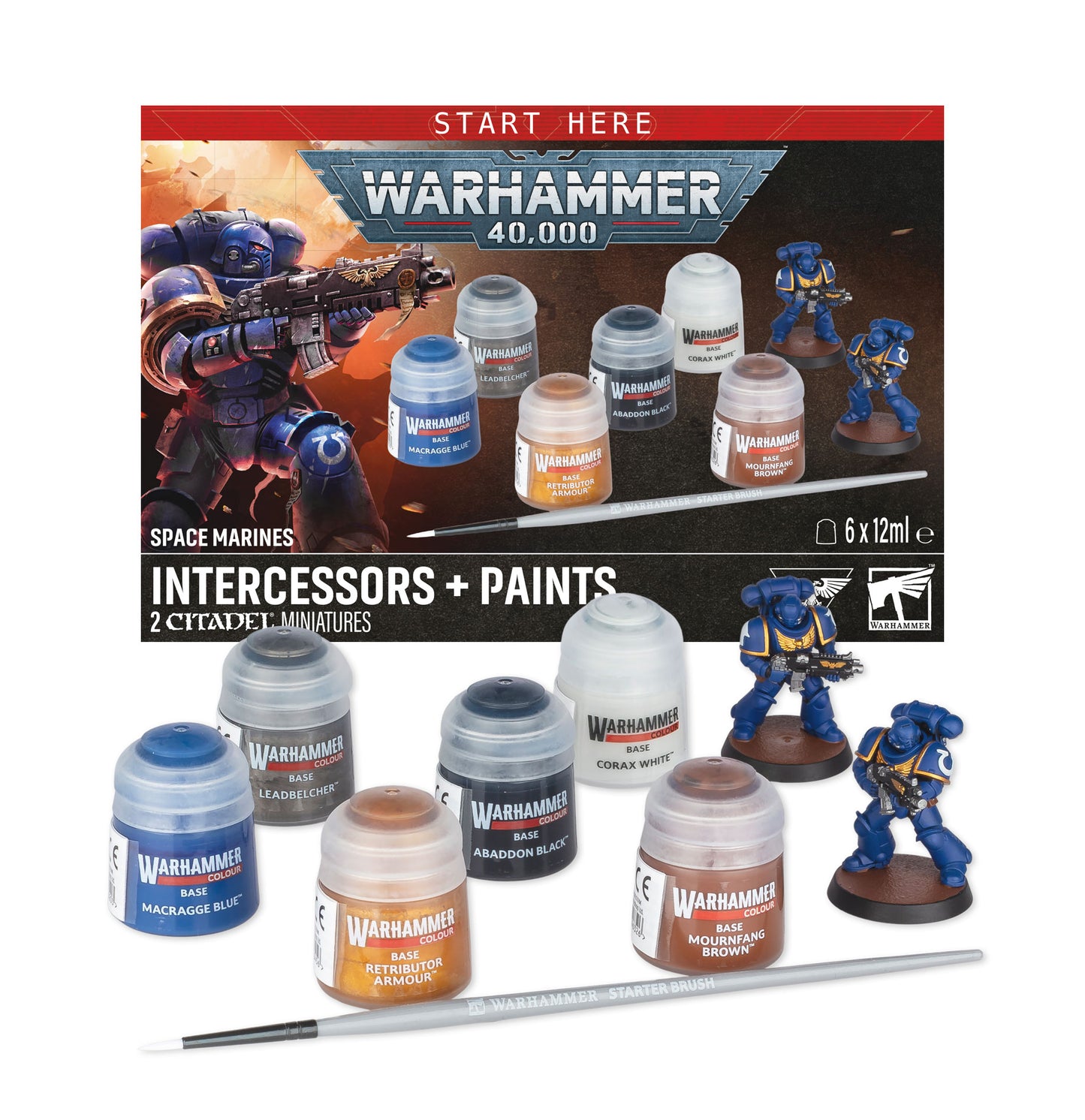 Space Marines - Intercessors +paints