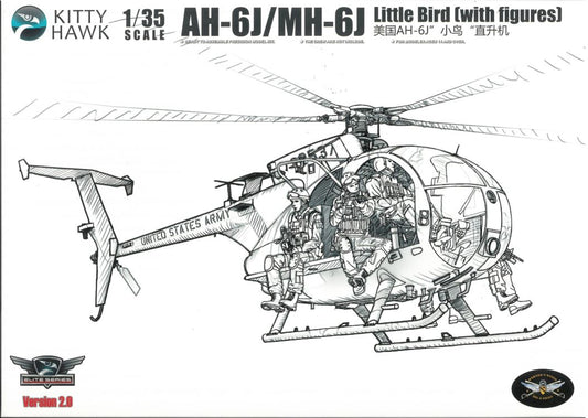 AH-6J/MH-6J Little Bird (with 3D printed resin figures)
