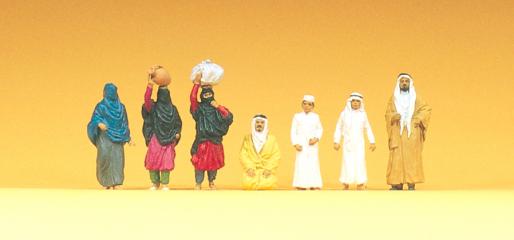 Architectural figures - Arabs (painted)