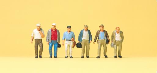 Architectural figures - Male Commuters (painted)