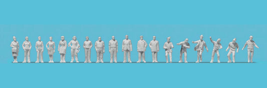 Architectural figures - Standing Women and Men, Workers