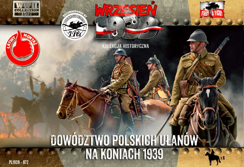 Command squad - Polish Lancers on Horses 1939