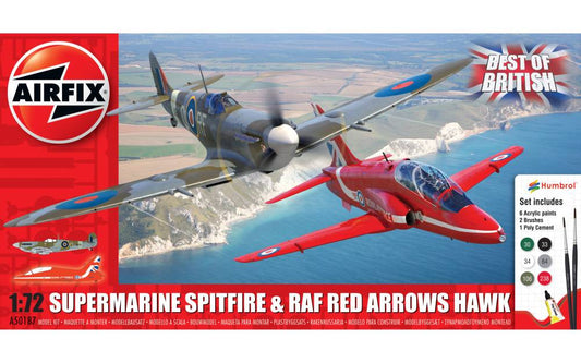 Supermarine Spitfire & RAF Red Arrows Hawk (Gift Set)