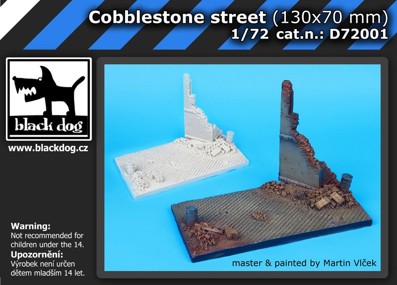 Cobblestone street (130x70 mm)