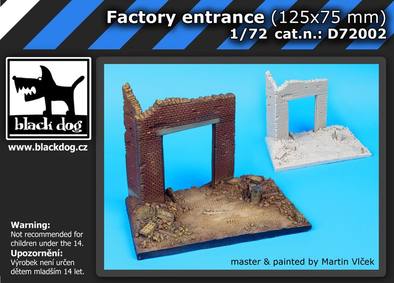 Factory entrance (125x75 mm)