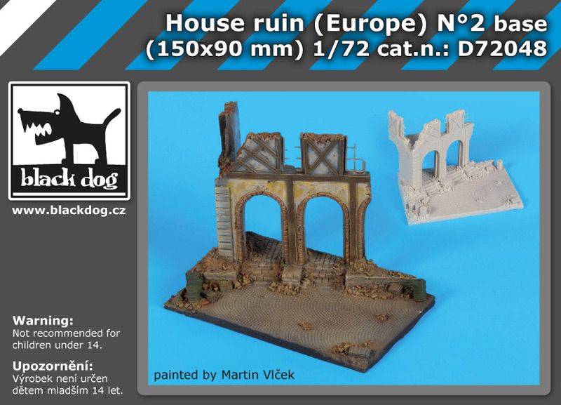 House ruin (Europe) N°2 base (150x90 mm)