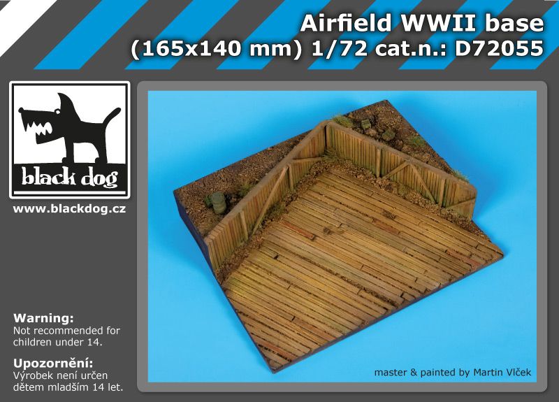 Airfield WWII base (165x140 mm)