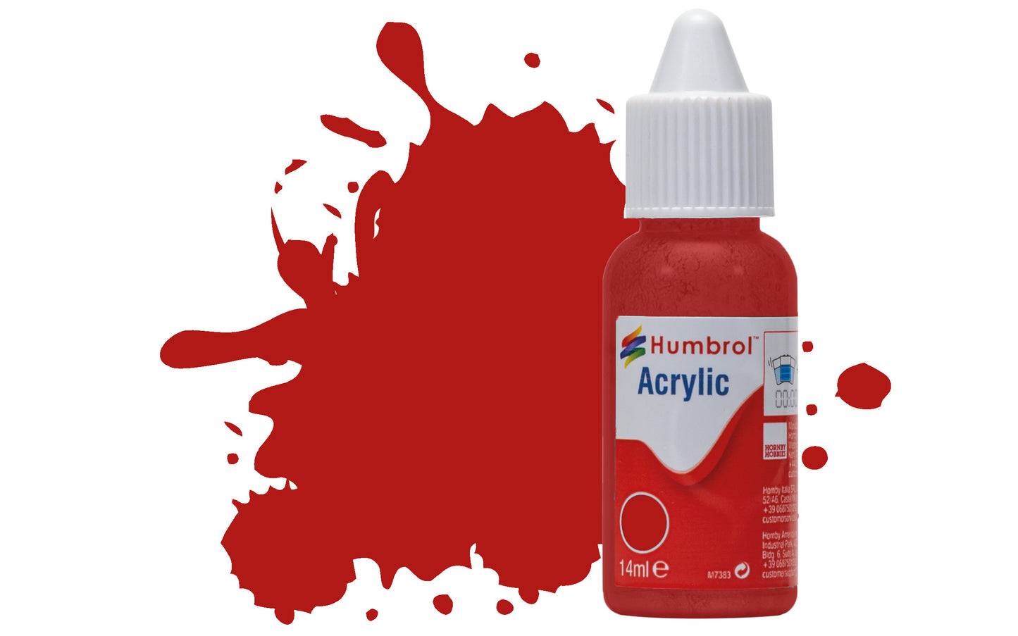 Humbrol Acrylic 153 Insignia Red