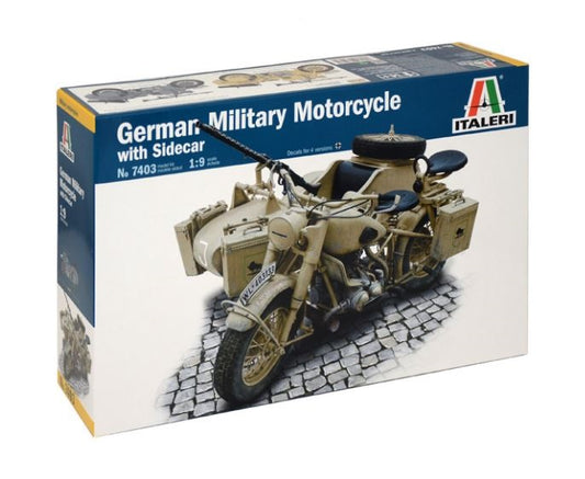German Military motorcycle with sidecar