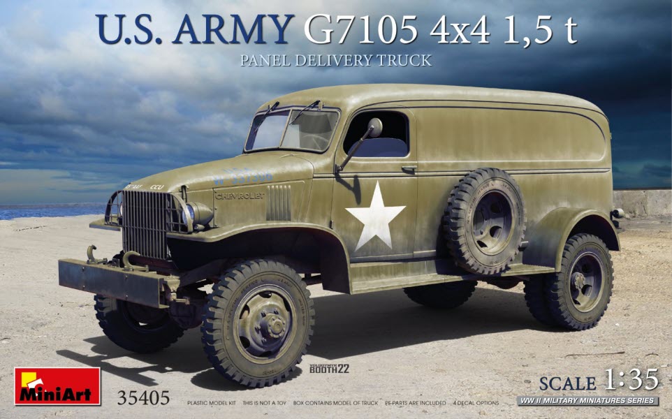 U.S. Army G7105 4x4 1,5t Panel Van