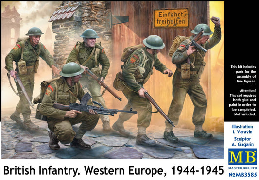 British Infantry. Western Europe, 1944-1945