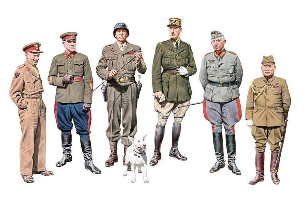 The Generals of WWII era