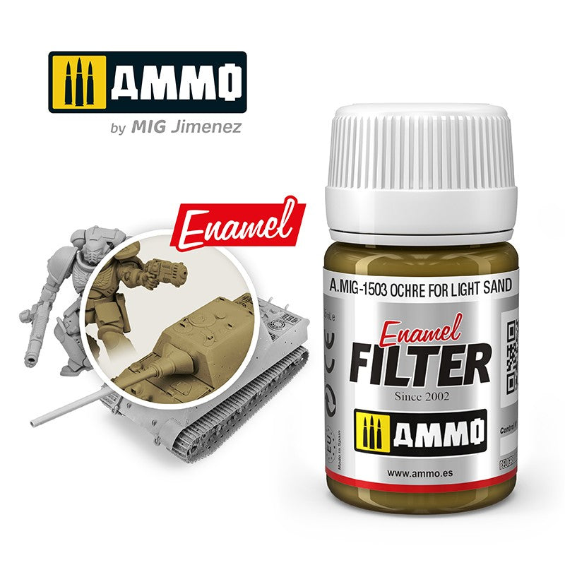 A.MIG 1503 Filter Ochre for Light Sand