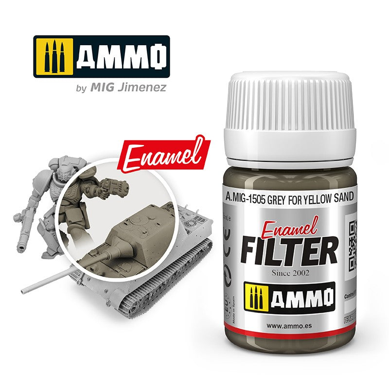 A.MIG 1505 Filter Grey for Yellow Sand