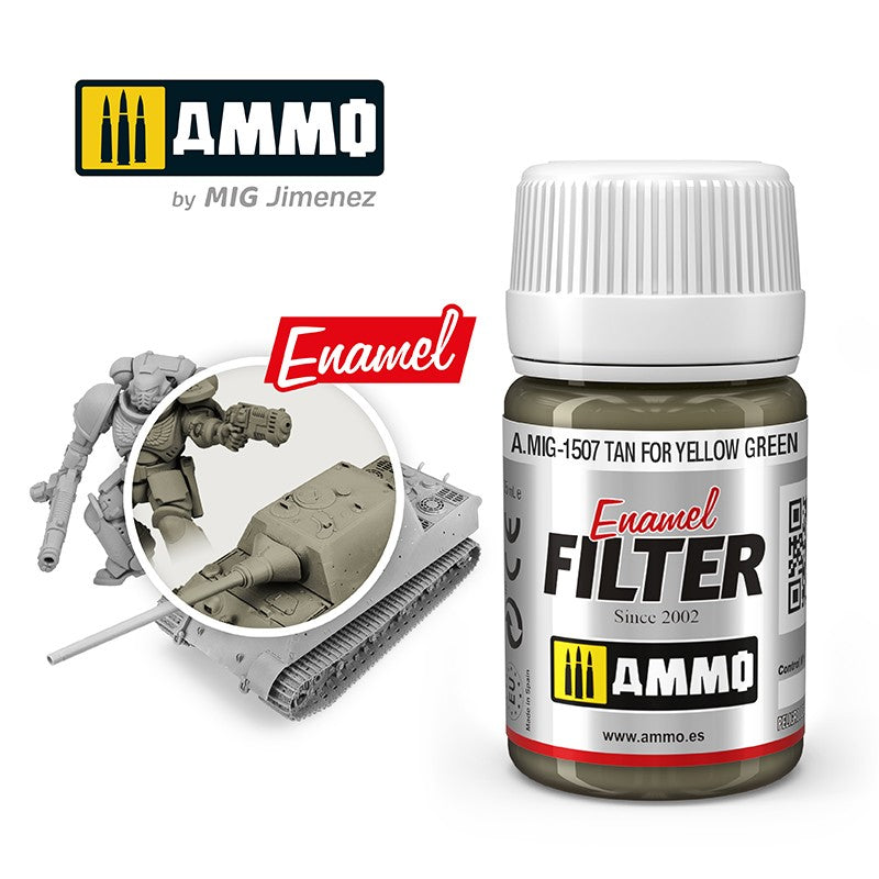 A.MIG 1507 Filter Tan for Yellow Green