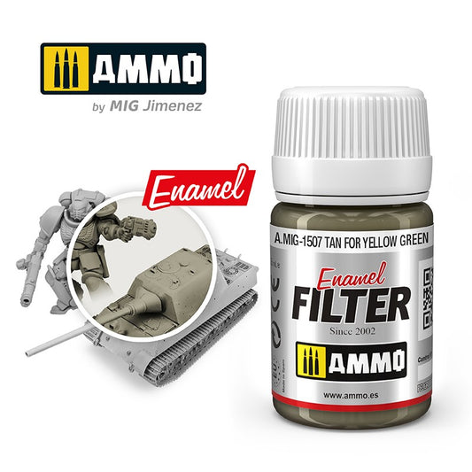 A.MIG 1507 Filter Tan for Yellow Green
