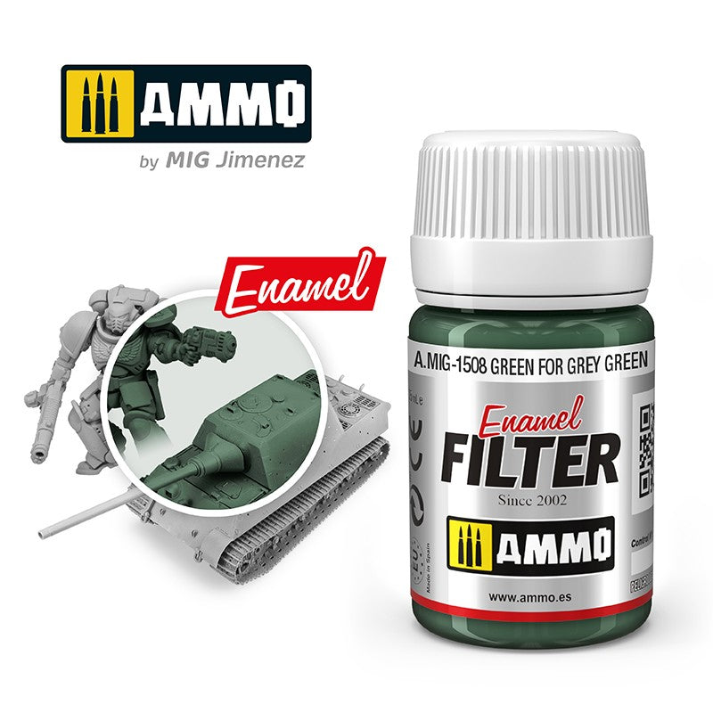 A.MIG 1508 Filter Green for Grey Green