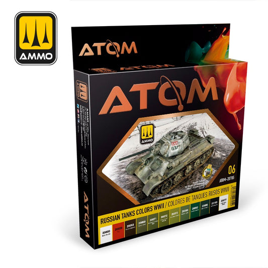 ATOM Russian Tank Colors WWII (Set 06)