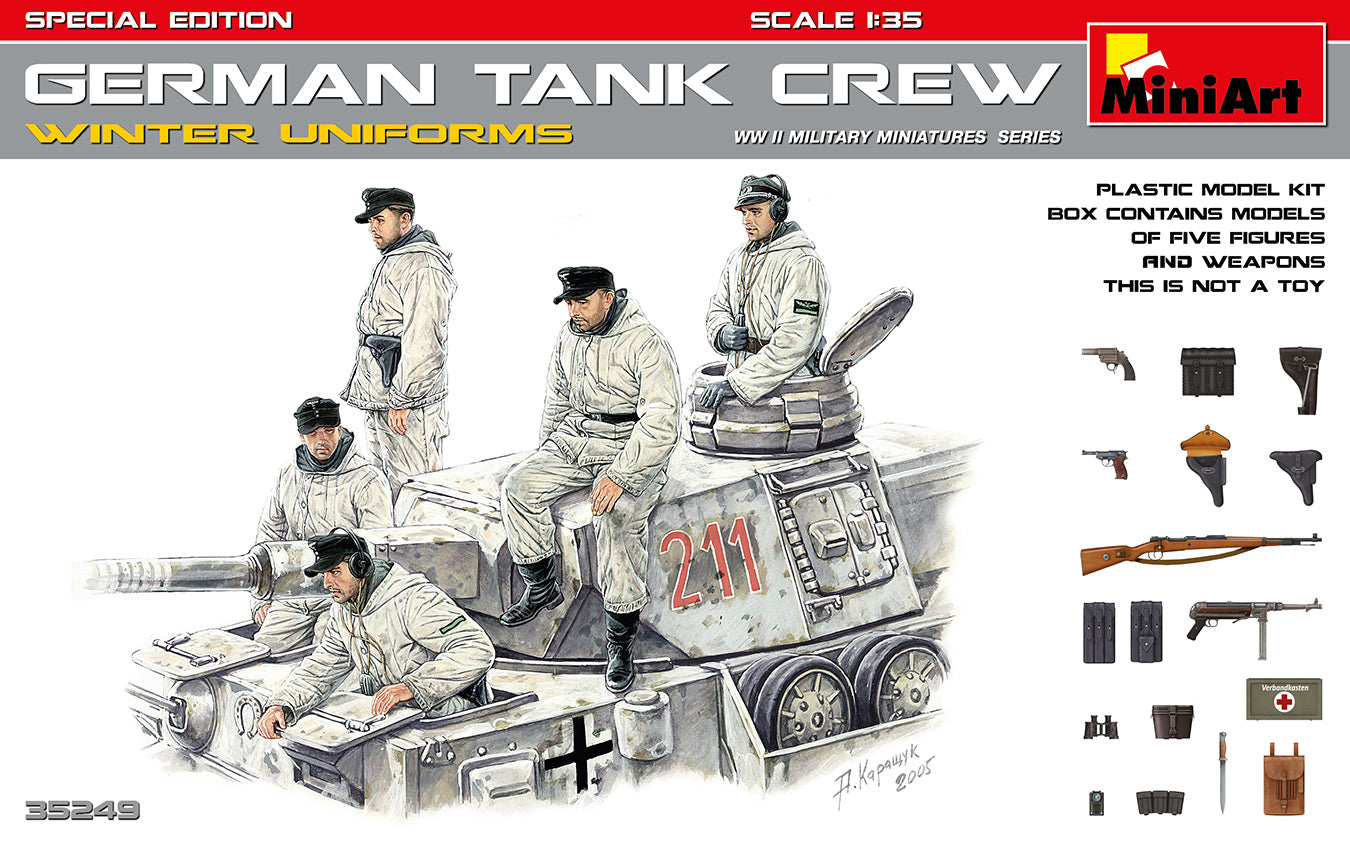 German Tank Crew Winter Uniforms