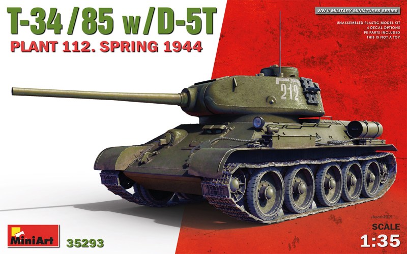 T-34/85 w/ D-5T Plant 112 Spring 1944