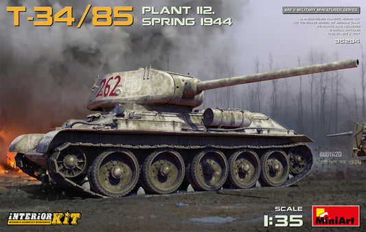 T-34/85 Plant 112 Spring 1944 (Interior Kit)
