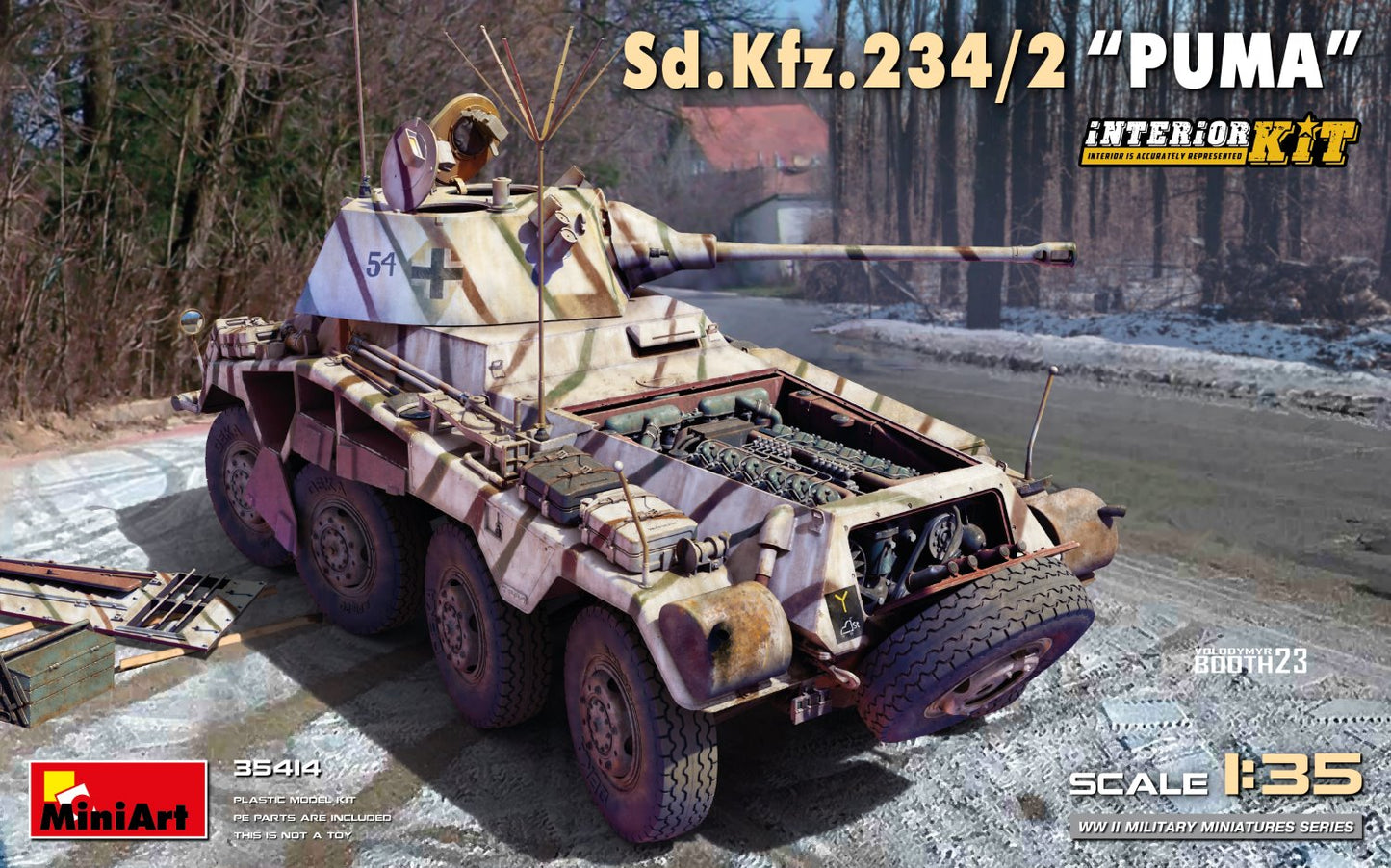 Sd.Kfz.234/2 "Puma" (interior kit)