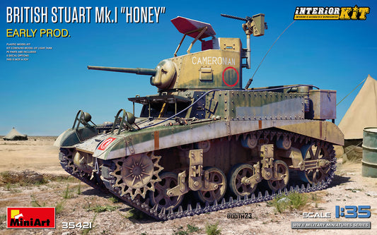 British Stuart Mk.I "Honey" Early Production (Interior Kit)