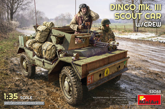 Dingo Mk.III Scout Car w/ Crew