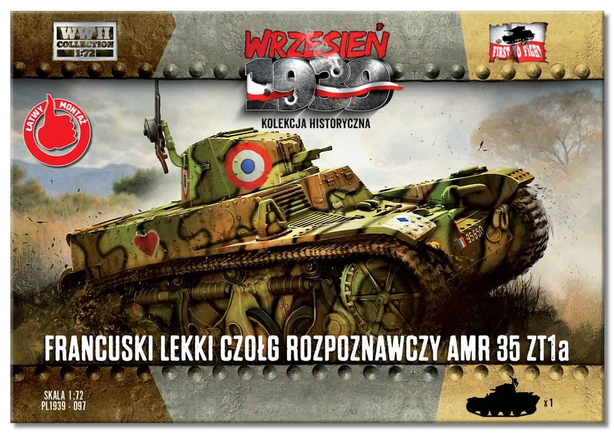French reconnaissance tank AMR 35 ZT1a
