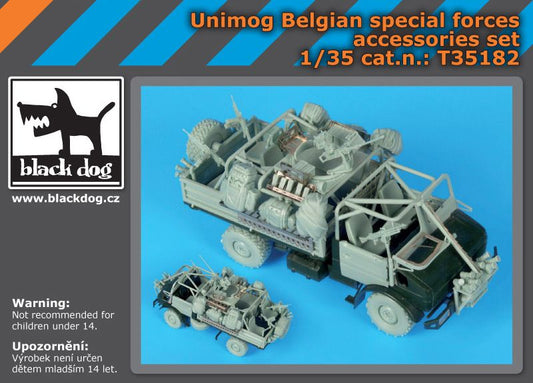 Unimog Belgian Special Forces accessories set