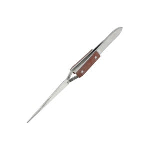 Self-closing needle-nose pliers, straight